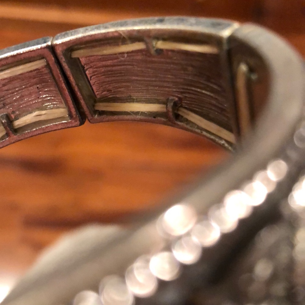 Silver and Turquoise Bracelet - Picture 7 of 8